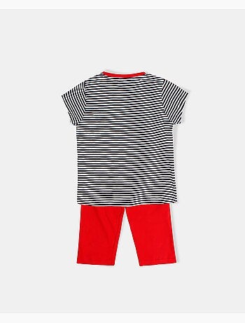 Pyjama à manches courtes Disney Minnie Sailor pour fille