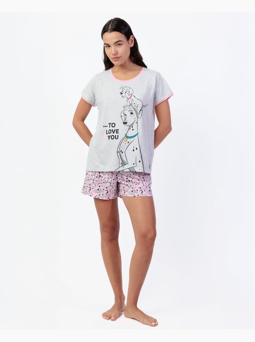 Pyjama à manches courtes Disney pour femme 101 Reasons Why - Kiabi Pyjama à manches courtes Disney pour femme 101 Reasons Why - Kiabi