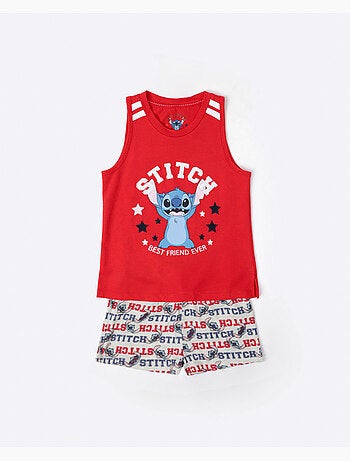 Pyjama à manches courtes Disney Stitch University pour fille