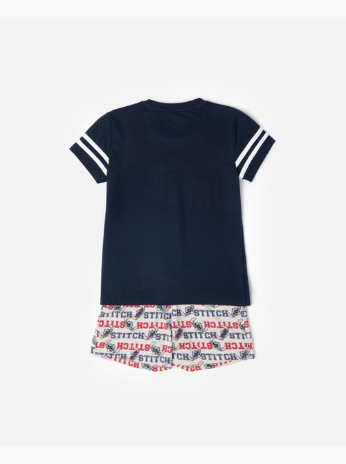 Pyjama à manches courtes Disney Stitch University pour garçon - Kiabi