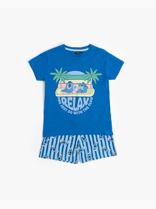 Pyjama à manches courtes DISNEY Stitch Waves pour garçon - Kiabi Pyjama à manches courtes DISNEY Stitch Waves pour garçon - Kiabi