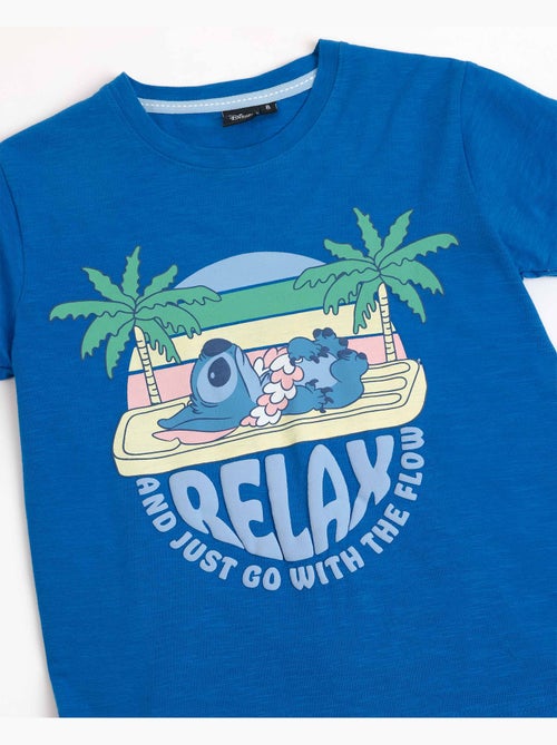 Pyjama à manches courtes DISNEY Stitch Waves pour garçon - Kiabi Pyjama à manches courtes DISNEY Stitch Waves pour garçon - Kiabi