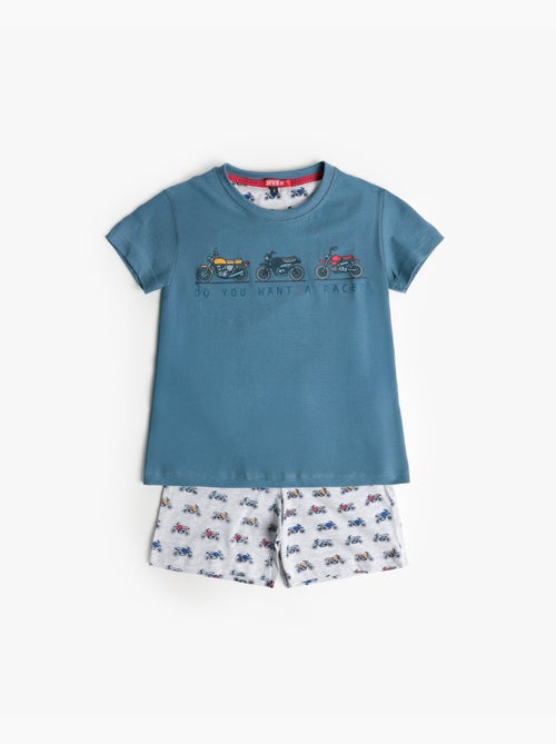 Pyjama à manches courtes DIVER Race pour garçon - Kiabi