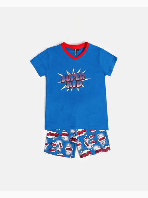 Pyjama à manches courtes DIVER Super Dad pour garçon - Kiabi Pyjama à manches courtes DIVER Super Dad pour garçon - Kiabi