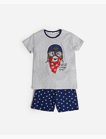 Pyjama à manches courtes DIVER Wild Crazy Guy pour garçon