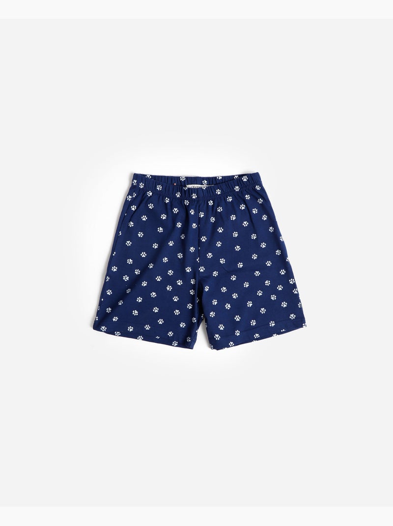 Pyjama à manches courtes DIVER Wild Crazy Guy pour garçon Gris chiné - Kiabi