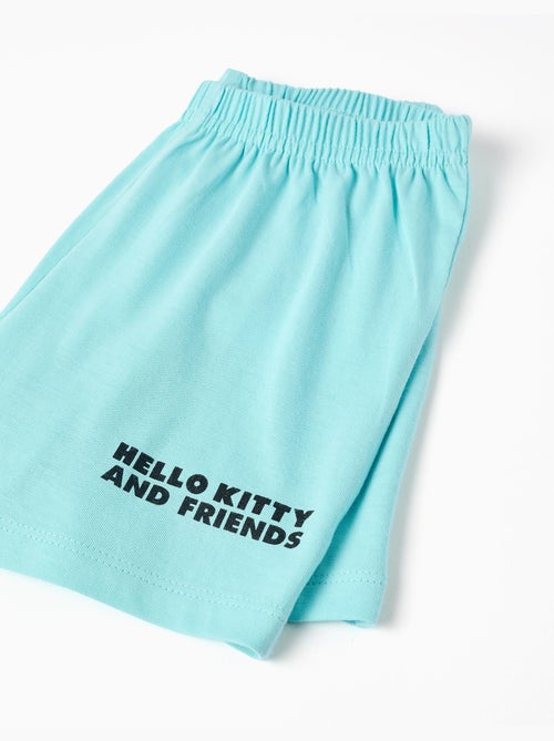 Pyjama à manches courtes en coton avec imprimé Hello Kitty - Kiabi