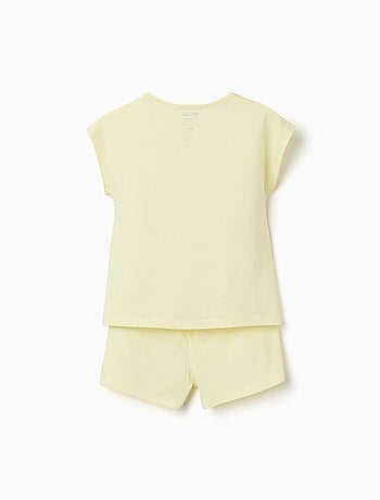 Pyjama à manches courtes en coton avec imprimé Hello Kitty