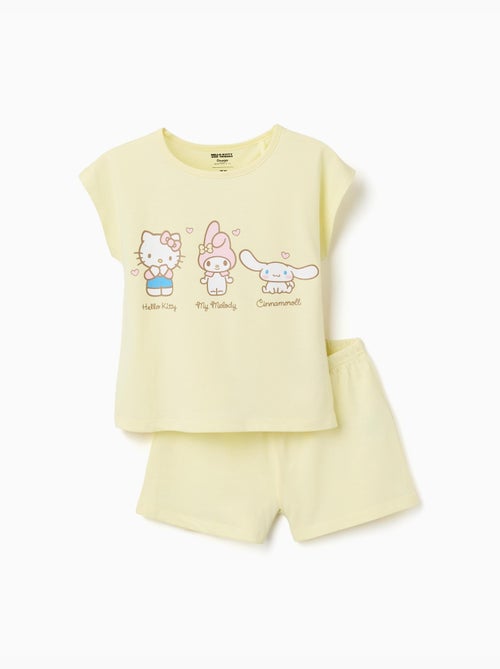 Pyjama à manches courtes en coton avec imprimé Hello Kitty - Kiabi