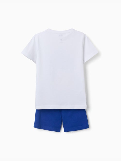 Pyjama à manches courtes en coton avec imprimé Sonic - Kiabi Pyjama à manches courtes en coton avec imprimé Sonic - Kiabi