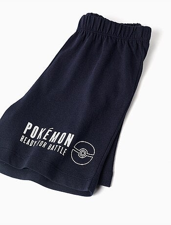 Pyjama à manches courtes en coton avec imprimés Pokémon