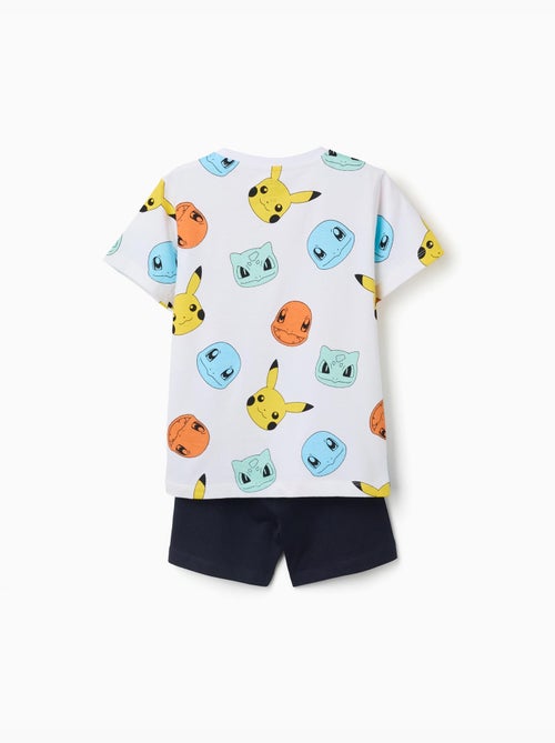 Pyjama à manches courtes en coton avec imprimés Pokémon - Kiabi