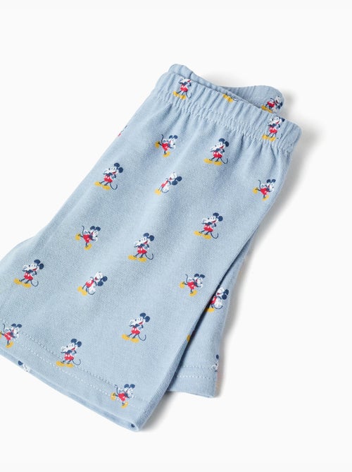 Pyjama à manches courtes en coton avec Mickey - Kiabi
