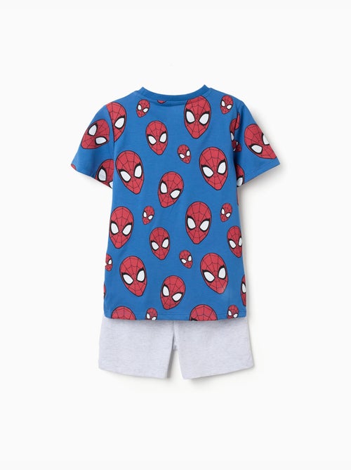 Pyjama à manches courtes en coton avec motif Spider-Man - Kiabi