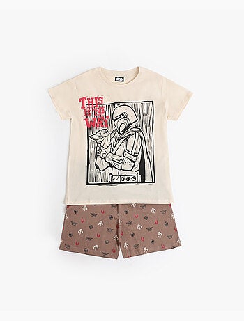 Pyjama à manches courtes en lin pour garçon STAR WARS