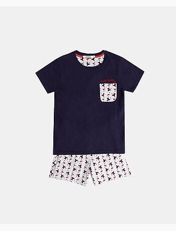 Pyjama à manches courtes en peluche pour garçon ADMAS