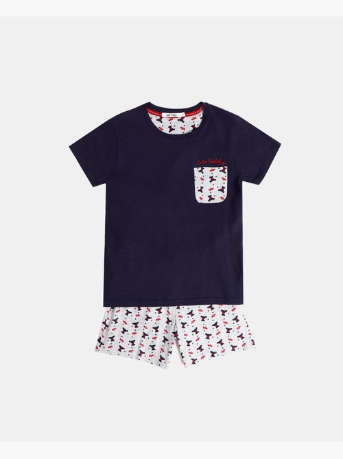 Pyjama à manches courtes en peluche pour garçon ADMAS - Kiabi