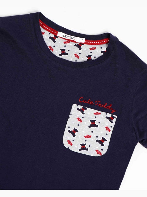 Pyjama à manches courtes en peluche pour garçon ADMAS - Kiabi