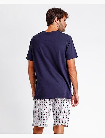 Pyjama à manches courtes en peluche pour homme ADMAS