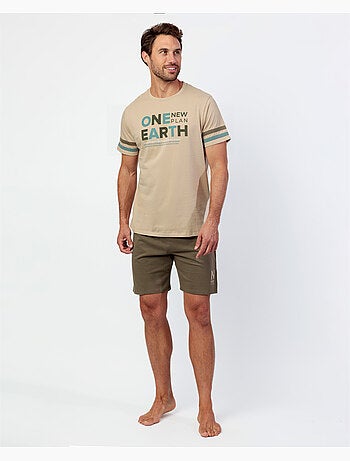 Pyjama à manches courtes Evergreen pour homme NEW PLAN