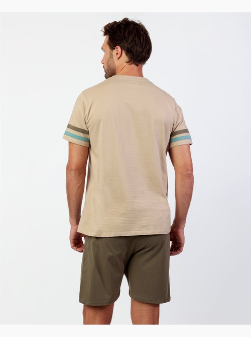 Pyjama à manches courtes Evergreen pour homme NEW PLAN - Kiabi Pyjama à manches courtes Evergreen pour homme NEW PLAN - Kiabi