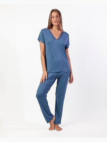 Pyjama à manches courtes Fresh Air pour femme ADMAS CLASSIC