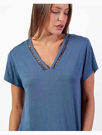 Pyjama à manches courtes Fresh Air pour femme ADMAS CLASSIC