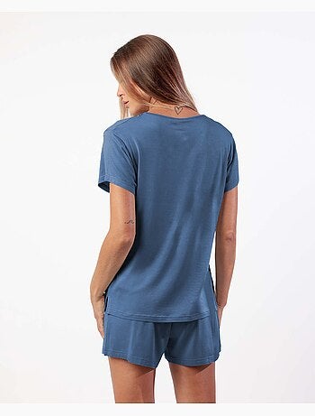 Pyjama à manches courtes Fresh Air pour femme ADMAS CLASSIC