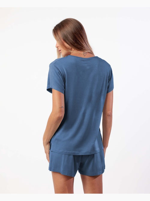 Pyjama à manches courtes Fresh Air pour femme ADMAS CLASSIC - Kiabi Pyjama à manches courtes Fresh Air pour femme ADMAS CLASSIC - Kiabi