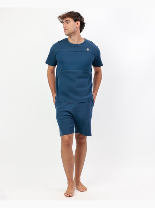 Pyjama à manches courtes Honey Comb pour homme ADMAS HOME - Kiabi