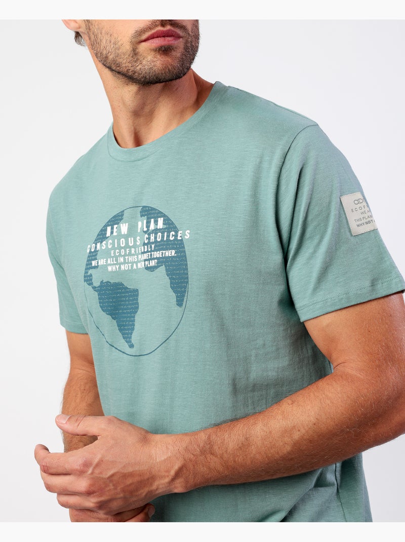 Pyjama à manches courtes Impact pour homme NEW PLAN Bleu - Kiabi