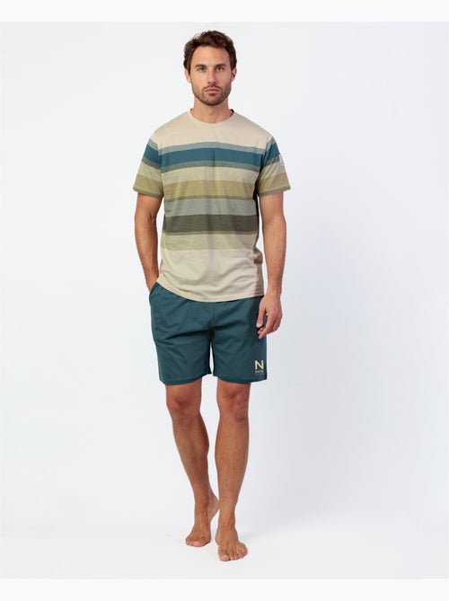 Pyjama à manches courtes Impact pour homme NEW PLAN - Kiabi