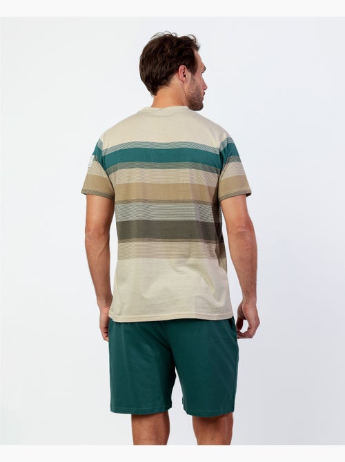 Pyjama à manches courtes Impact pour homme NEW PLAN - Kiabi