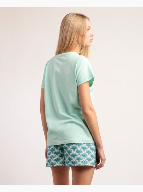 Pyjama à manches courtes Jasmine pour femme DISNEY - Kiabi