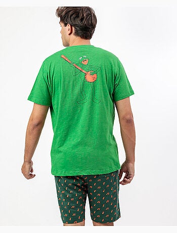 Pyjama à manches courtes Kermit la grenouille DISNEY MUPPETS pour homme