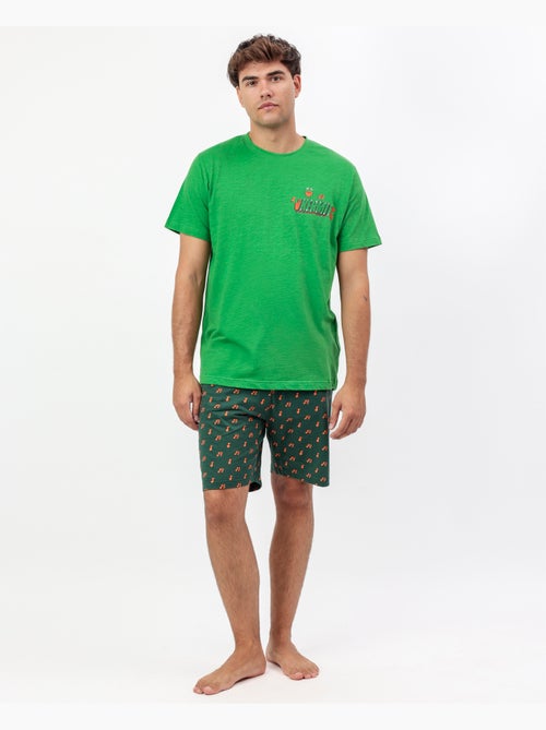 Pyjama à manches courtes Kermit la grenouille DISNEY MUPPETS pour homme - Kiabi