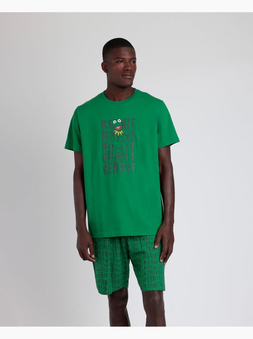 Pyjama à manches courtes Kermit pour homme DISNEY - Kiabi Pyjama à manches courtes Kermit pour homme DISNEY - Kiabi
