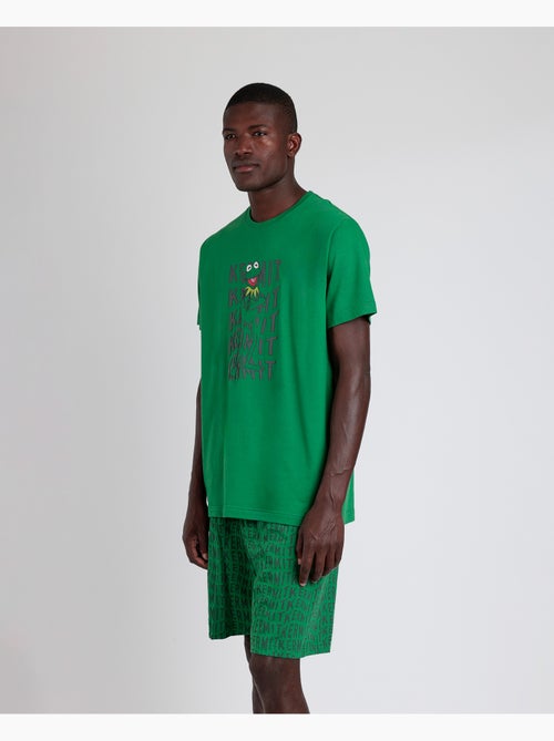 Pyjama à manches courtes Kermit pour homme DISNEY - Kiabi Pyjama à manches courtes Kermit pour homme DISNEY - Kiabi