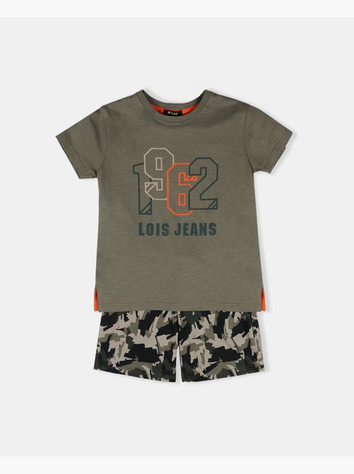 Pyjama à manches courtes LOIS Brush pour garçon - Kiabi Pyjama à manches courtes LOIS Brush pour garçon - Kiabi