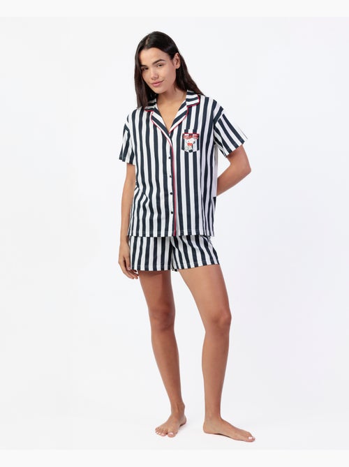 Pyjama à manches courtes Love Sailor pour femme de PEANUTS - Kiabi Pyjama à manches courtes Love Sailor pour femme de PEANUTS - Kiabi