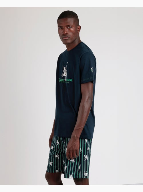 Pyjama à manches courtes Mickey Social Club pour homme de Disney - Kiabi Pyjama à manches courtes Mickey Social Club pour homme de Disney - Kiabi