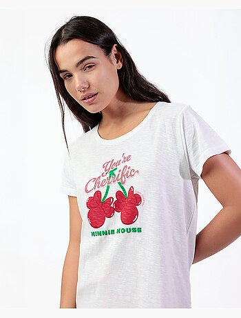 Pyjama à manches courtes Minnie Cherry pour femme de Disney