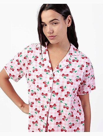 Pyjama à manches courtes Minnie Cherry pour femme de Disney