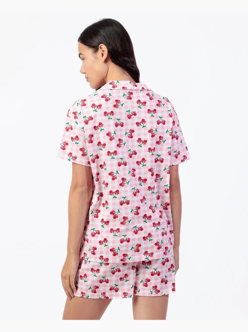 Pyjama à manches courtes Minnie Cherry pour femme de Disney - Kiabi