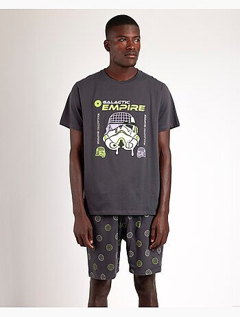 Pyjama à manches courtes néon pour homme STAR WARS Galactic Empire