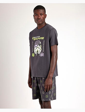 Pyjama à manches courtes néon pour homme STAR WARS Galactic Empire
