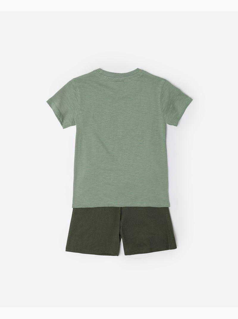Pyjama à manches courtes Nervousaurus pour enfants de TOY STORY Vert - Kiabi