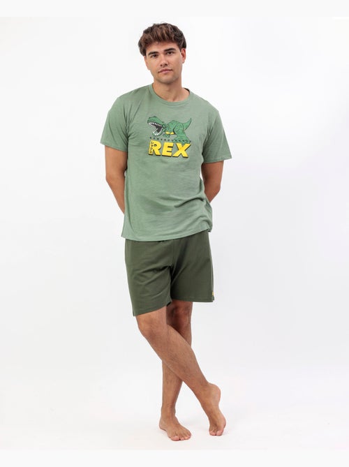 Pyjama à manches courtes Nervousaurus pour homme de TOY STORY - Kiabi Pyjama à manches courtes Nervousaurus pour homme de TOY STORY - Kiabi