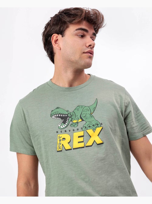 Pyjama à manches courtes Nervousaurus pour homme de TOY STORY - Kiabi Pyjama à manches courtes Nervousaurus pour homme de TOY STORY - Kiabi