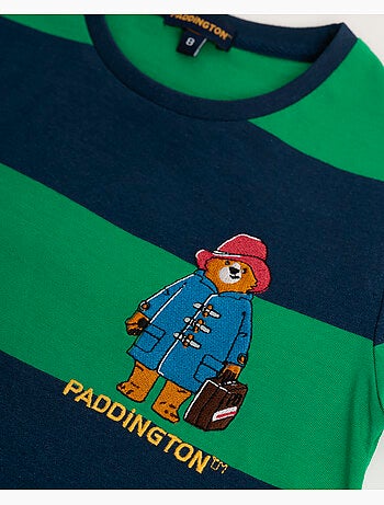 Pyjama à manches courtes Paddington pour garçon Motif pattes de rugby